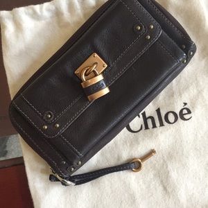 🔴SALE🔴Chloe padlock brown leather wallet